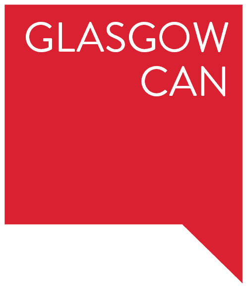 Open Aye. Glasgow Can logo